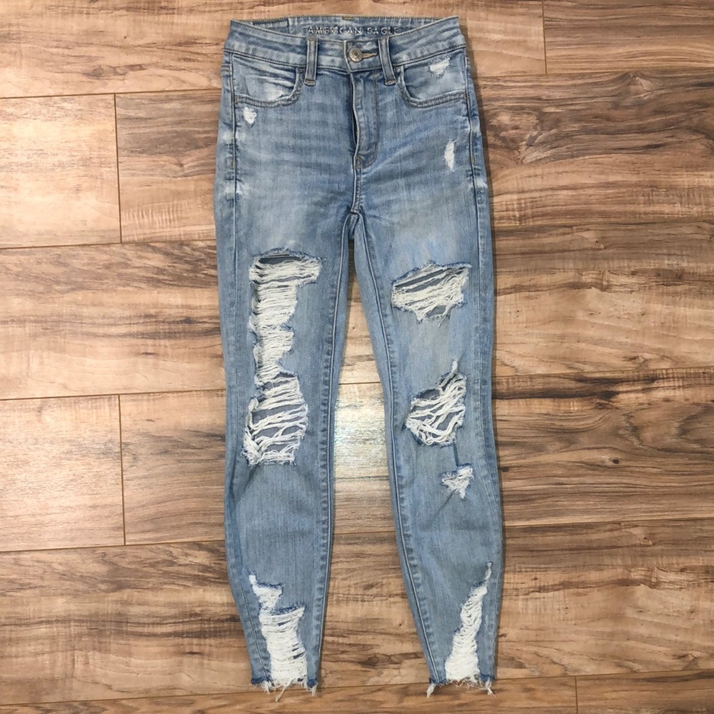 American Eagle | US 00 Short High Rise Jeggjng Crop